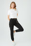 Black Chain Cargo Trousers