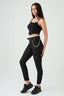 Black Chain Cargo Trousers