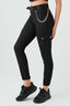 Black Chain Cargo Trousers