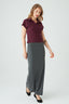 Charcoal Basic Maxi Skirt