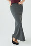 Charcoal Basic Maxi Skirt