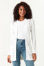 White FG Mid Length E2E Cardigan