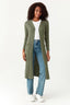 Light Khaki FG Longline E2E Rib Cardigan