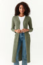 Light Khaki FG Longline E2E Rib Cardigan