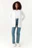 White MG Pointelle E2E Cardigan