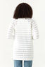 White MG Pointelle E2E Cardigan