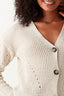 Stone Short Button Through Cardigan