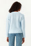 Light Blue Short Button Through Cardigan