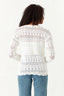 Winter White Crochet Tie Front Jumper