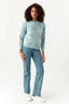 Summer Sage Crochet Diamond Panel Jumper