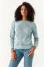 Summer Sage Crochet Diamond Panel Jumper