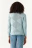 Summer Sage Crochet Diamond Panel Jumper