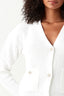 White Gold Button Through Cardigan