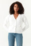 White Gold Button Through Cardigan