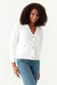 White Gold Button Through Cardigan