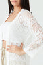 White Crochet Maxi Edge-to-Edge Cardi