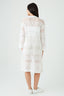 White Crochet Maxi Edge-to-Edge Cardi