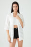 White Crochet Kimono Cardi