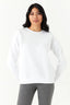 Optic White Oversized Sweat - Select Fashion