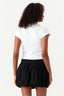 Optic White Wide Rib Collar Top