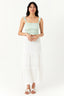 Multi Ditsy Shirred Ruffle Vest - Select Fashion