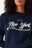 Navy New York Emb Sweat