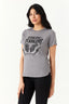 Silver Fearless Foil Rock Tee - Select Fashion