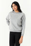 Grey Marl Pearl Applique Sweat - Select Fashion