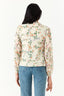 Spring Floral Shirred Neck Blouse - Select Fashion