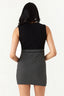 Grey 2 in 1 Waffle Bodycon Dress - Select Fashion