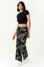 Black Tropical Wide Leg Soft Trouser - Select Fashion