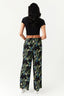 Black Tropical Wide Leg Soft Trouser - Select Fashion