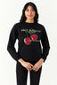 Black Mon Cherie Cherry Sweat - Select Fashion