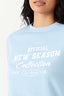 Shell Blue New Season Embroidered sweat - Select Fashion