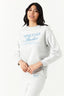 Light Grey Marl New York Studios Emb Sweat - Select Fashion