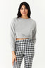 Grey Waffle Sweat - Select Fashion