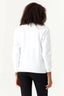 Optic White Bow Contrast Sweat