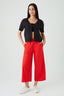 Black Stitch Detail Short Sleeve Cardi