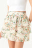Multi Floral Chiffon Rara Mini Skirt - Select Fashion