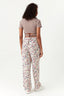 Multi Floral Wide Leg Soft Trouser