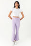 Lilac Flared Leg Jogger - Select Fashion