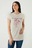 Neutral La Vie En Rose Extreme Oversized Tee