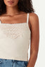 Neutral Crochet Applique Vest