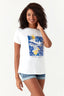 Optic White Saint Tropez Oversized Tee