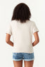 Stone Tie Front Oversized Tee