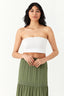 White Basic Bandeau - Select Fashion