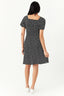 Mono Disty Puff Sleeve Dress - Select Fashion