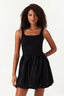 Black Bubble Hem Dress - Select Fashion