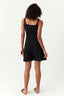 Black Sleeveless A-Line Dress