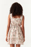 Multi Printed Sleeveless Chiffon Ra Ra Dress